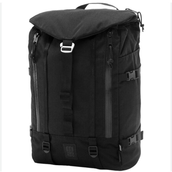 TOPO Designs Mountain 21L Backpack Black Cordura Unisex Travel Hiking Padded - Picture 1 of 11